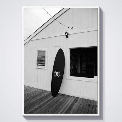 Flex Designs Poster Chanel Surfer Black 11 x 17" Home Goods - Designer  Poster