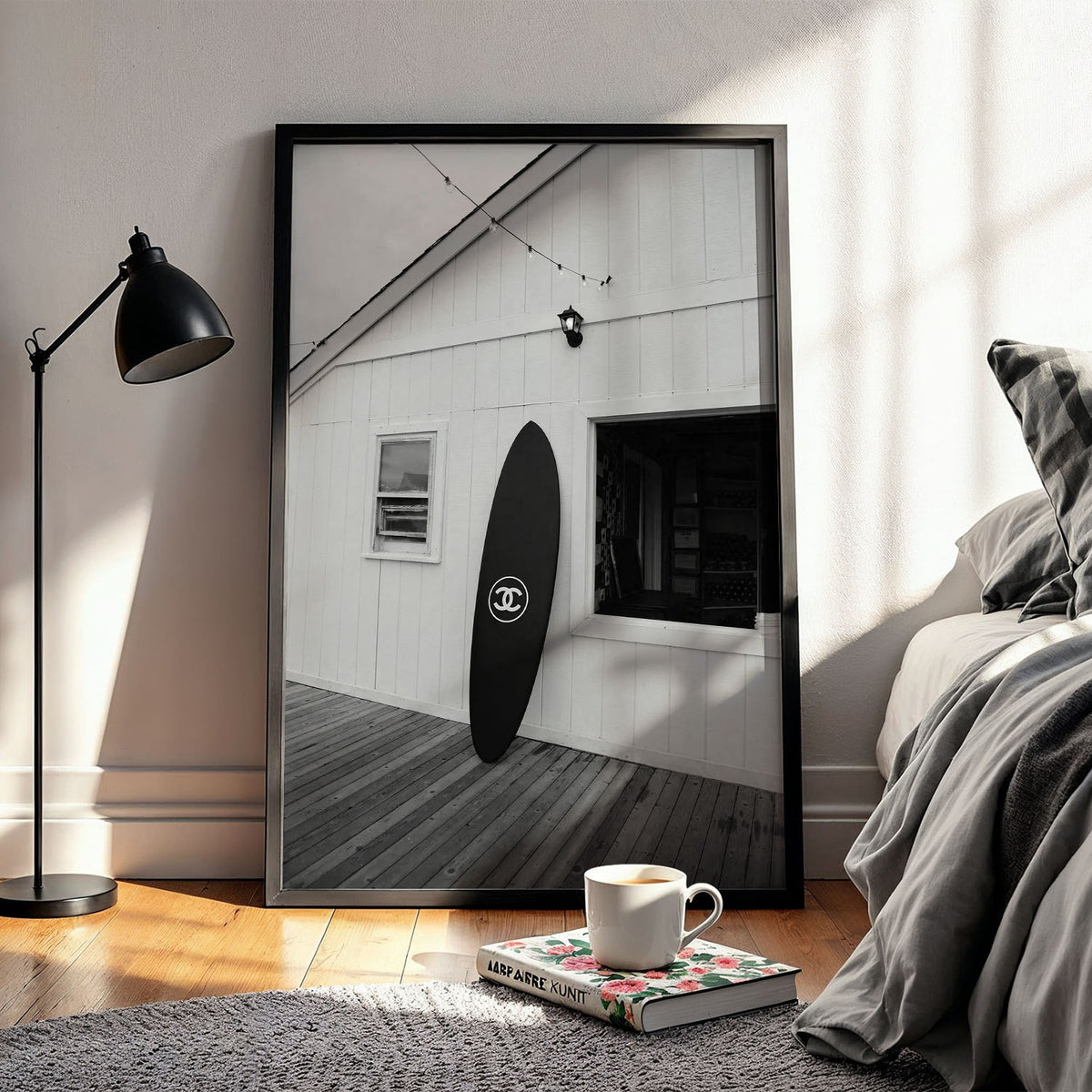 Flex Designs Poster Chanel Surfer Black 11 x 17" Home Goods - Designer  Poster