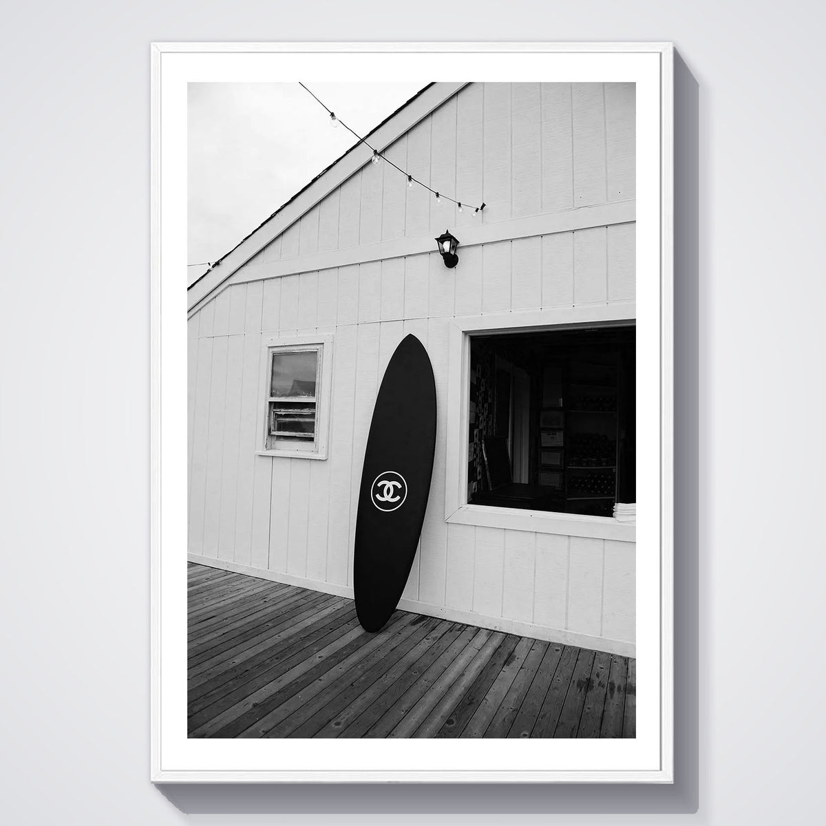 Flex Designs Poster Chanel Surfer Black 5 x 7" Home Goods - Designer  Poster