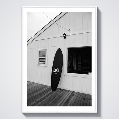 Flex Designs Poster Chanel Surfer Black 5 x 7" Home Goods - Designer  Poster