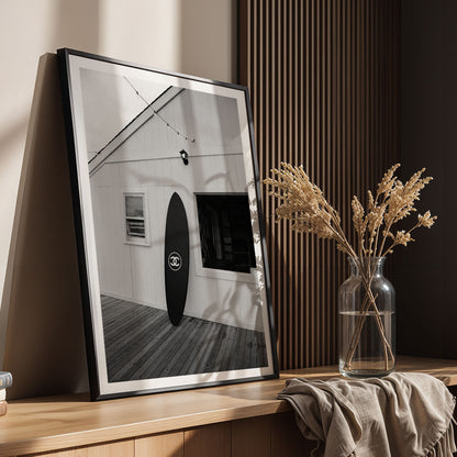 Flex Designs Poster Chanel Surfer Black 11 x 17" Home Goods - Designer  Poster