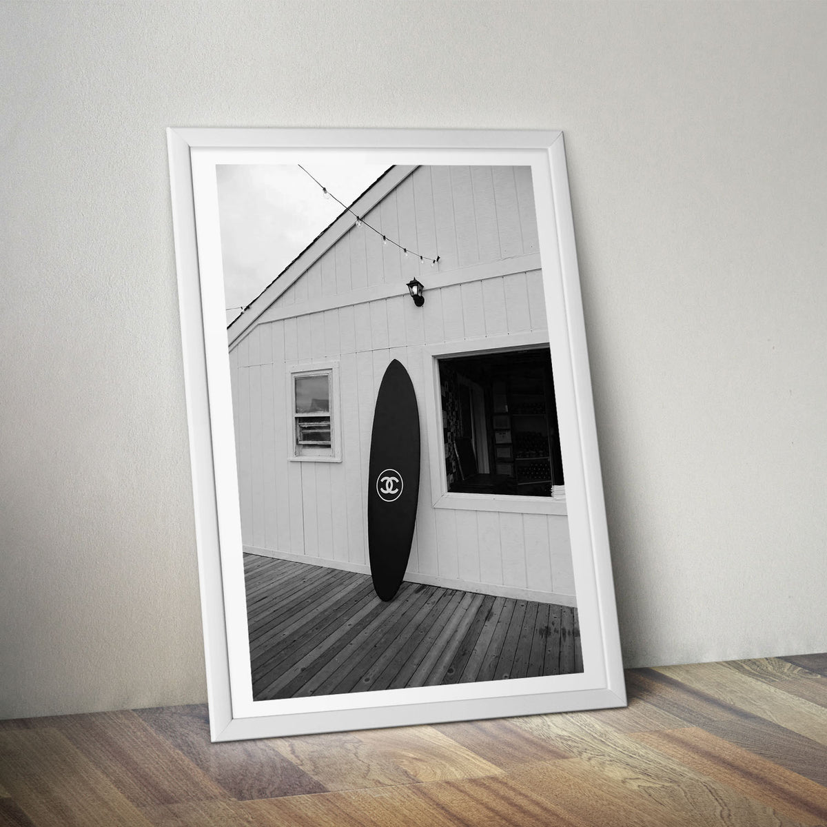 Flex Designs Poster Chanel Surfer Black 5 x 7" Home Goods - Designer  Poster