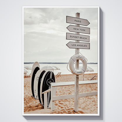 Flex Designs Poster Chanel Yacht Club 11 x 17" Home Goods - Designer  Poster