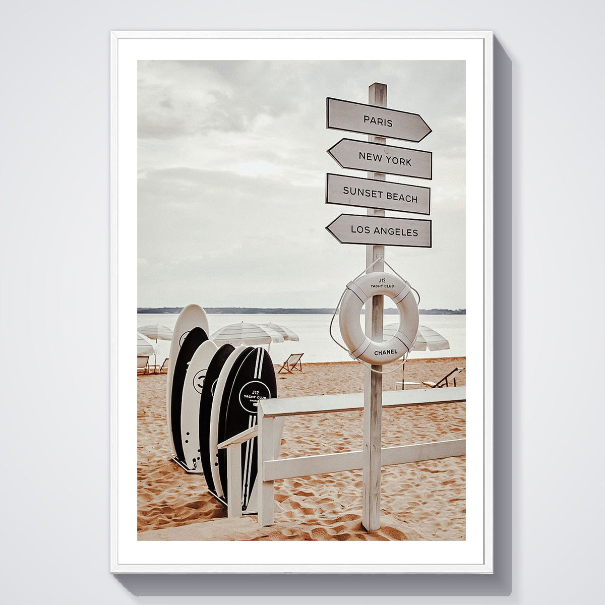 Flex Designs Poster Chanel Yacht Club 5 x 7" Home Goods - Designer  Poster