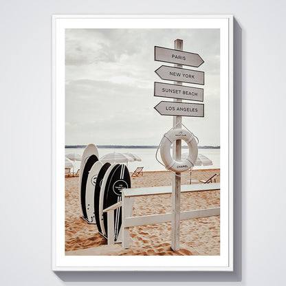 Flex Designs Poster Chanel Yacht Club 5 x 7" Home Goods - Designer  Poster