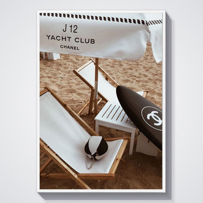 Flex Designs Poster Chanel Yacht Paradise 11 x 17" Home Goods - Designer  Poster