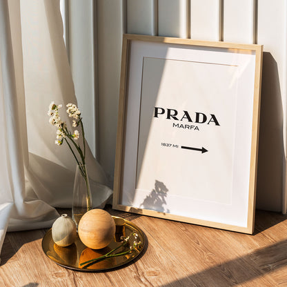 Flex Designs Poster Prada Marfa Wall 5 x 7" Home Goods - Designer  Poster