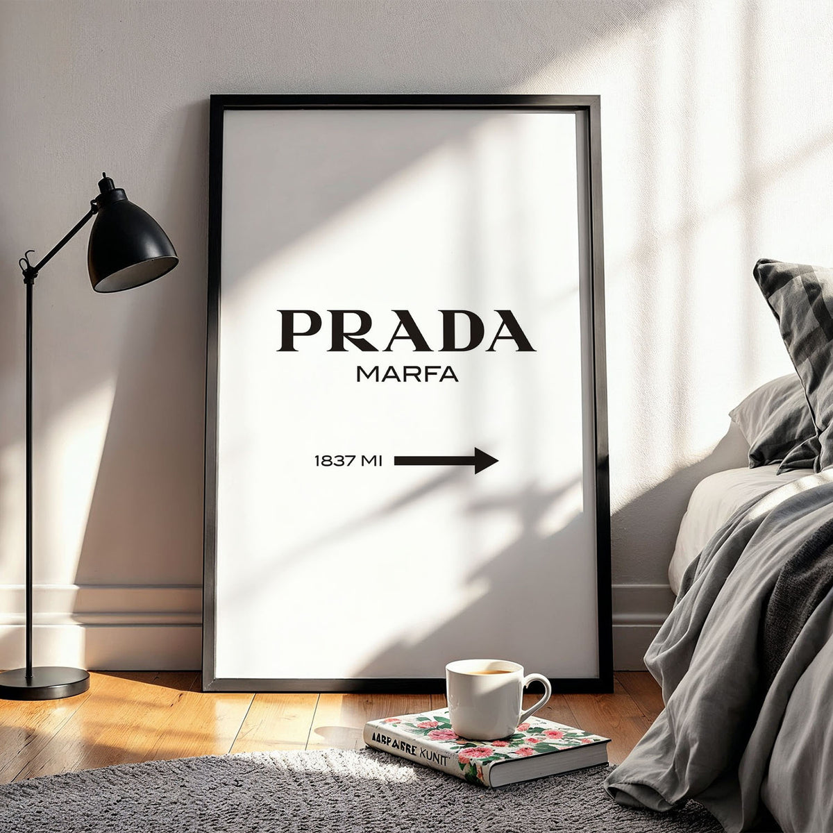 Flex Designs Poster Prada Marfa Wall 11 x 17" Home Goods - Designer  Poster