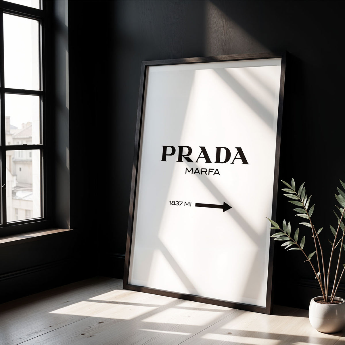Flex Designs Poster Prada Marfa Wall 5 x 7" Home Goods - Designer  Poster