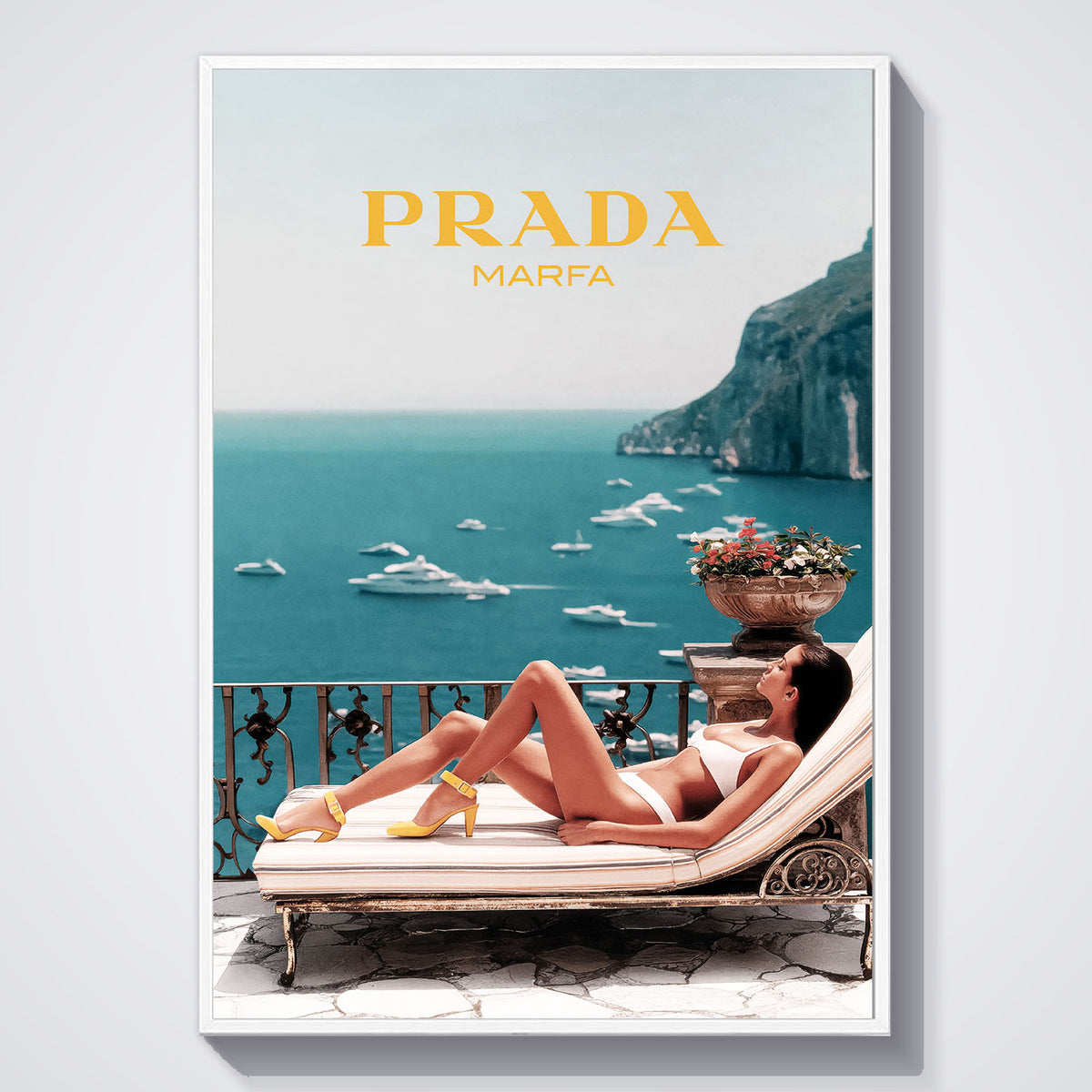Flex Designs Poster Prada Marfa 11 x 17" Home Goods - Designer  Poster
