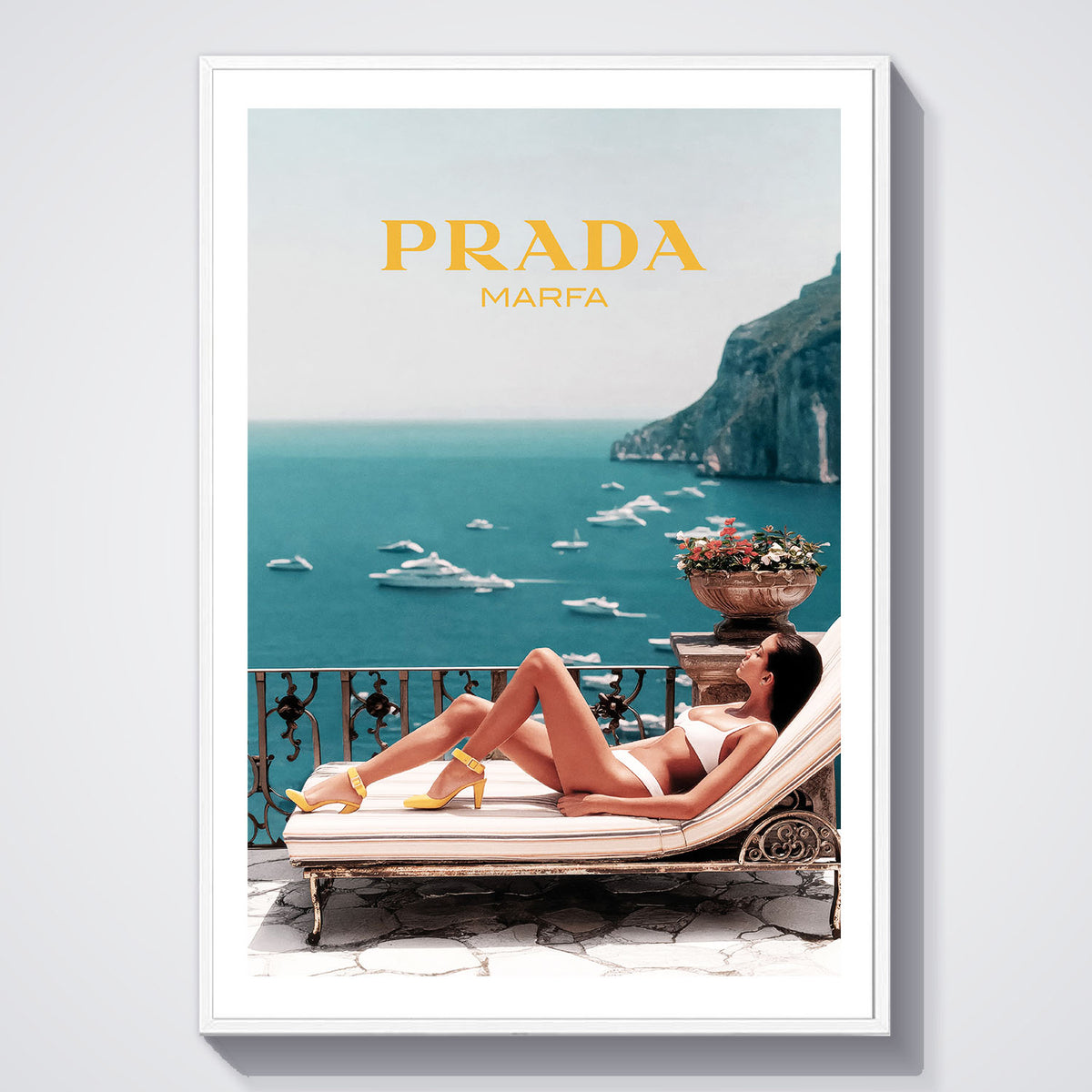 Flex Designs Poster Prada Marfa 5 x 7" Home Goods - Designer  Poster
