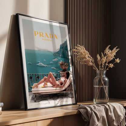 Flex Designs Poster Prada Marfa 11 x 17" Home Goods - Designer  Poster