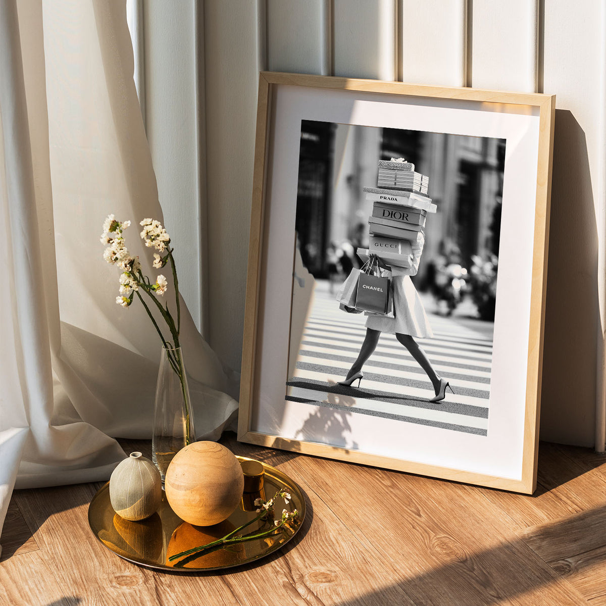 Flex Designs Poster Noir Designer Fashion 5 x 7" Home Goods - Designer  Poster