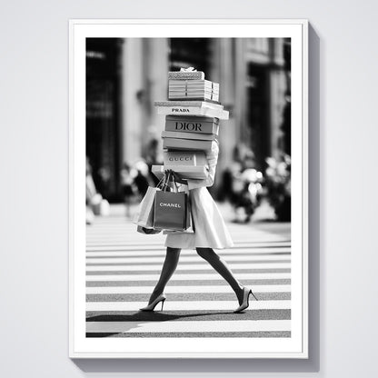 Flex Designs Poster Noir Designer Fashion 5 x 7" Home Goods - Designer  Poster