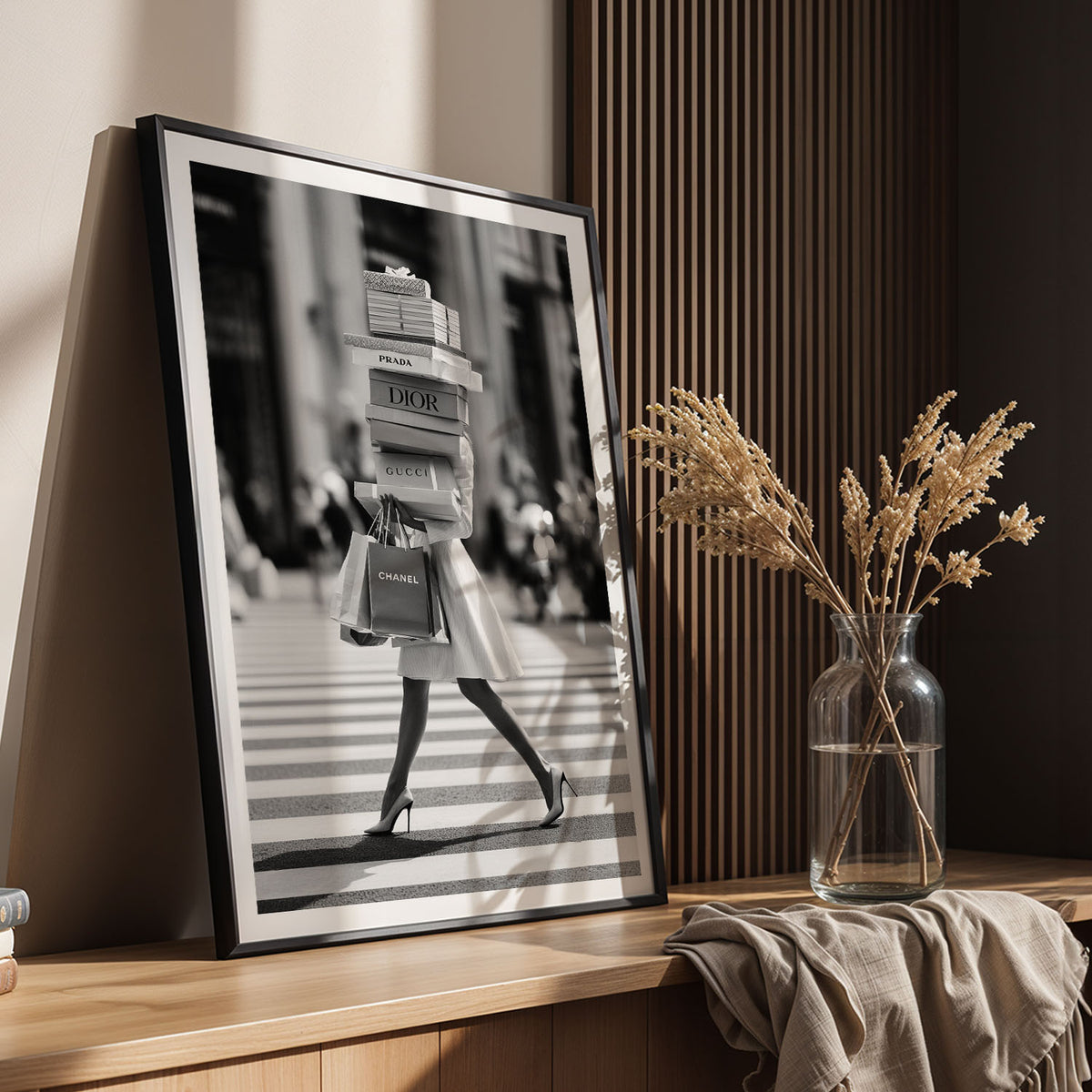 Flex Designs Poster Noir Designer Fashion 11 x 17" Home Goods - Designer  Poster