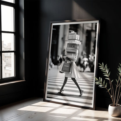 Flex Designs Poster Noir Designer Fashion 5 x 7" Home Goods - Designer  Poster