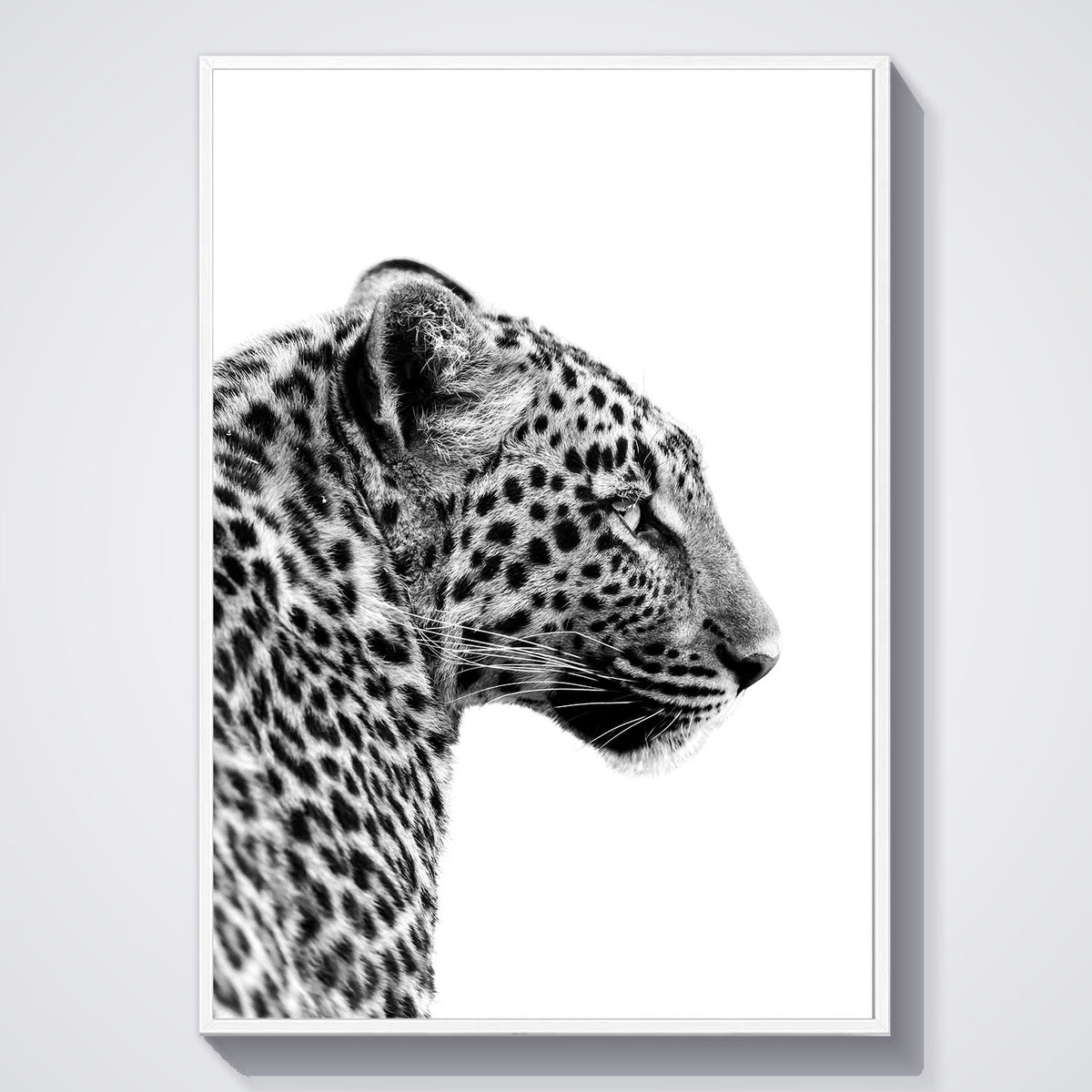 Flex Designs Poster Noir Leopard 11 x 17" Home Goods - Designer  Poster