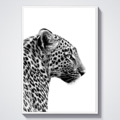 Flex Designs Poster Noir Leopard 11 x 17" Home Goods - Designer  Poster