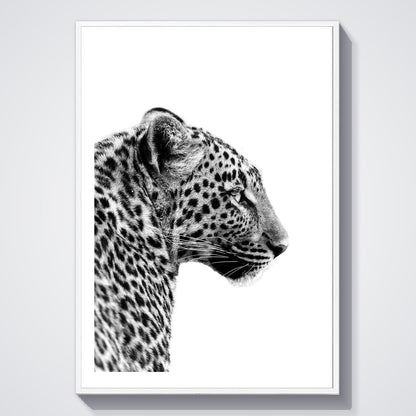 Flex Designs Poster Noir Leopard 5 x 7" Home Goods - Designer  Poster