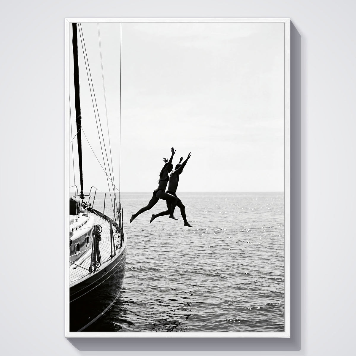 Flex Designs Poster Noir Ocean Bliss 11 x 17" Home Goods - Designer  Poster