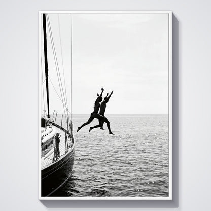 Flex Designs Poster Noir Ocean Bliss 11 x 17" Home Goods - Designer  Poster