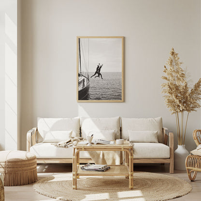 Flex Designs Poster Noir Ocean Bliss 11 x 17" Home Goods - Designer  Poster