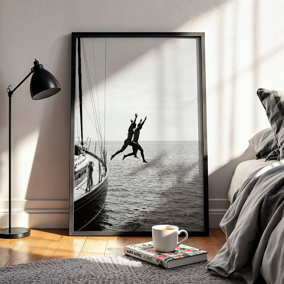 Flex Designs Poster Noir Ocean Bliss 11 x 17" Home Goods - Designer  Poster