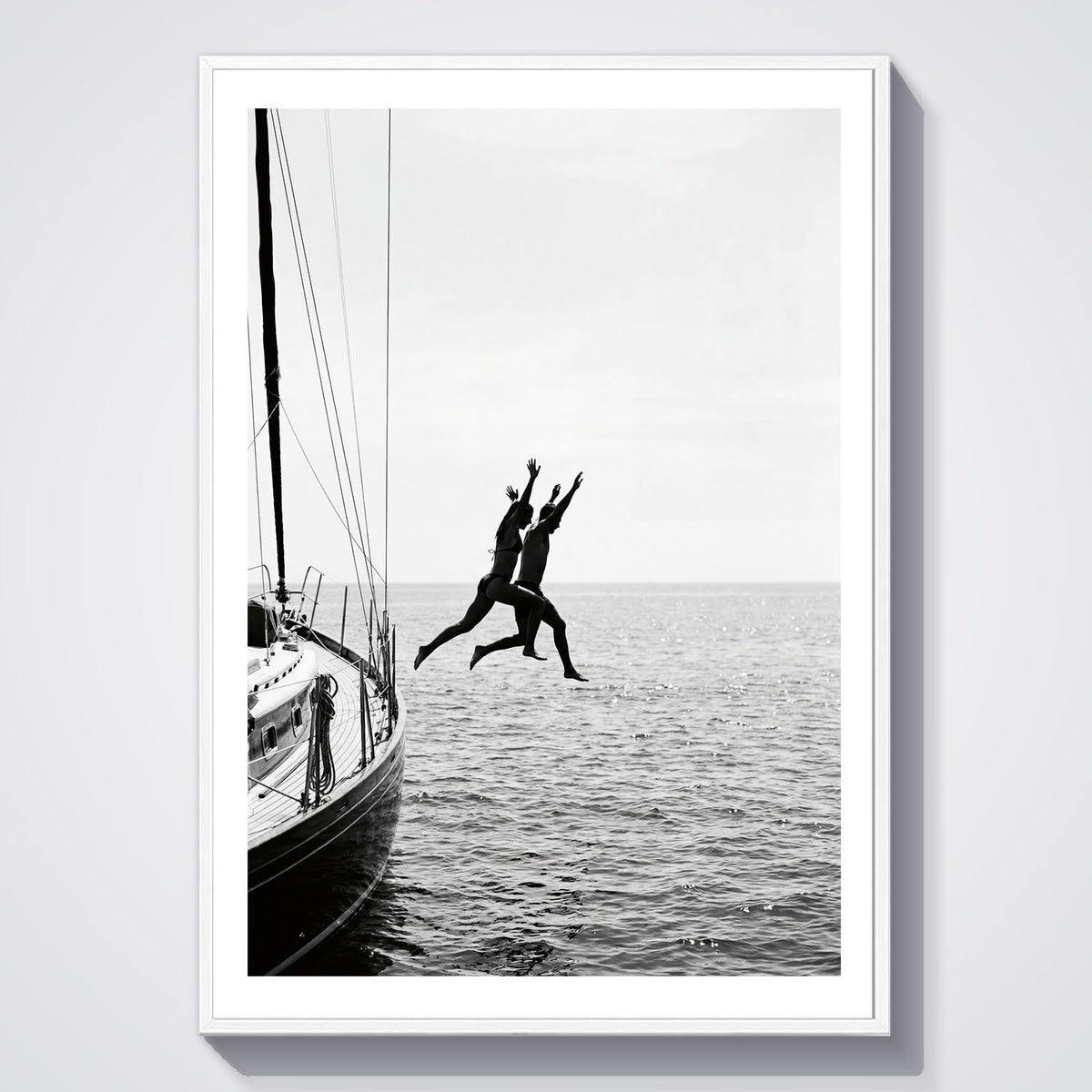 Flex Designs Poster Noir Ocean Bliss 5 x 7" Home Goods - Designer  Poster