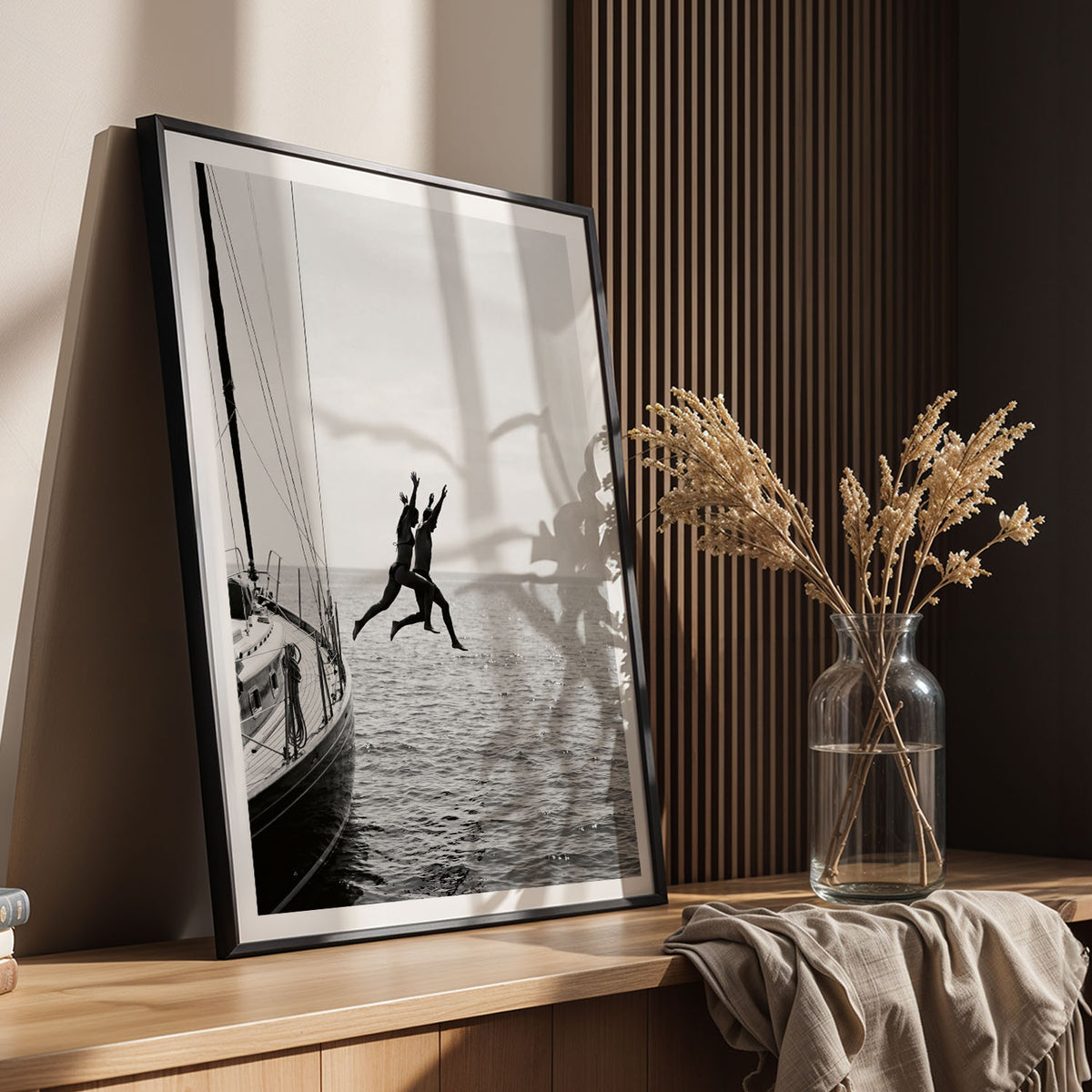 Flex Designs Poster Noir Ocean Bliss 11 x 17" Home Goods - Designer  Poster