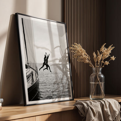 Flex Designs Poster Noir Ocean Bliss 11 x 17" Home Goods - Designer  Poster