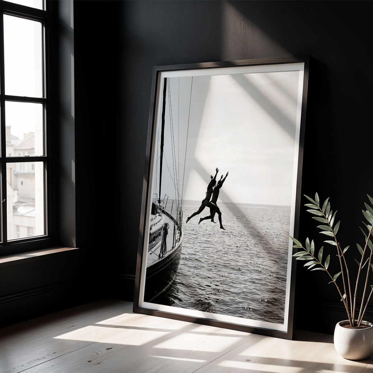 Flex Designs Poster Noir Ocean Bliss 5 x 7" Home Goods - Designer  Poster