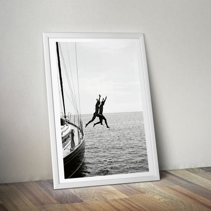 Flex Designs Poster Noir Ocean Bliss 5 x 7" Home Goods - Designer  Poster
