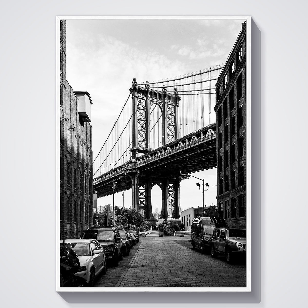 Flex Designs Poster NYC Manhattan Bridge 11 x 17" Home Goods - Designer  Poster