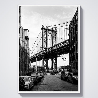 Flex Designs Poster NYC Manhattan Bridge 11 x 17" Home Goods - Designer  Poster