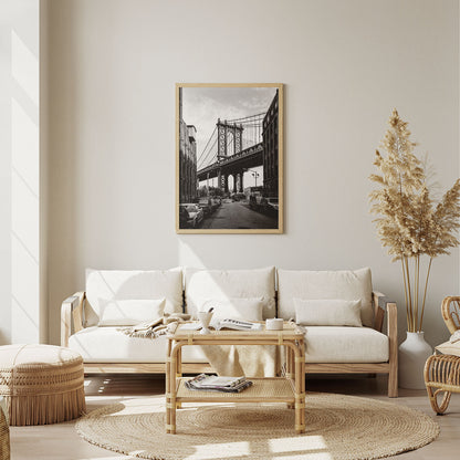 Flex Designs Poster NYC Manhattan Bridge 11 x 17" Home Goods - Designer  Poster