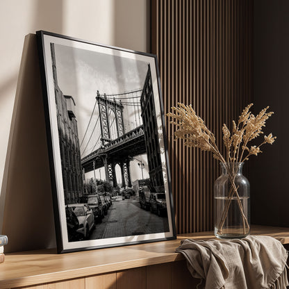 Flex Designs Poster NYC Manhattan Bridge 11 x 17" Home Goods - Designer  Poster