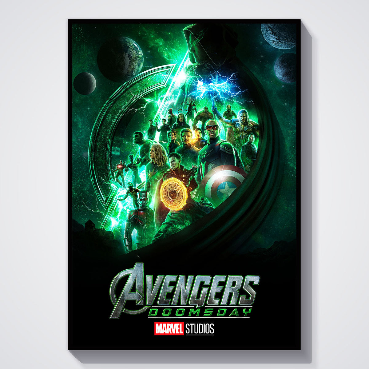 Flex Designs Poster Avengers Doomsday - Team 11 x 17" Home Goods - Movie 2026 Movie Poster