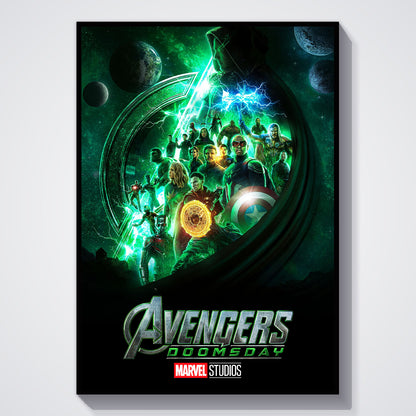 Flex Designs Poster Avengers Doomsday - Team 11 x 17" Home Goods - Movie 2026 Movie Poster