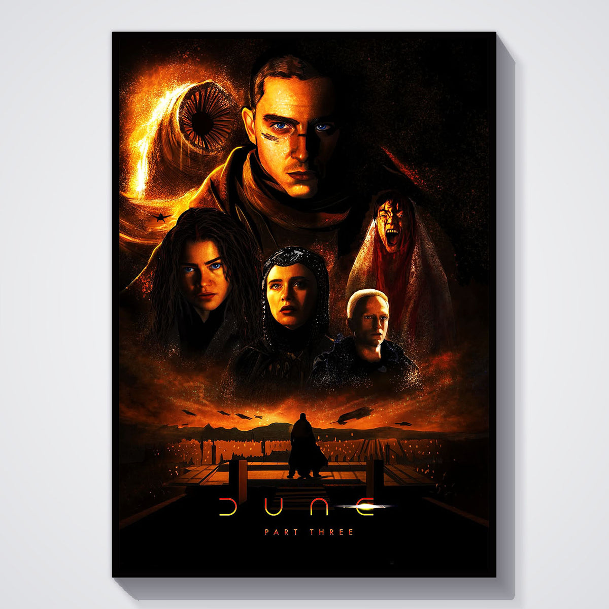 Flex Designs Poster Dune Part Three Cinematic 11 x 17" Home Goods - Movie 2026 Movie Poster