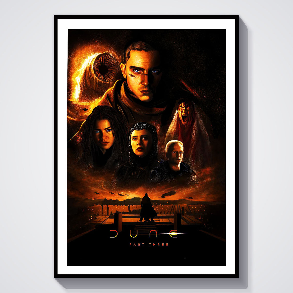 Flex Designs Poster Dune Part Three Cinematic 5 x 7" Home Goods - Movie 2026 Movie Poster