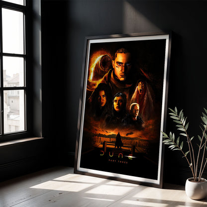 Flex Designs Poster Dune Part Three Cinematic 5 x 7" Home Goods - Movie 2026 Movie Poster