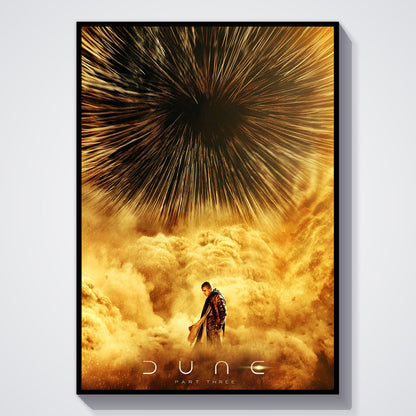 Flex Designs Poster Dune Part Three - Paul Cinematic 11 x 17" Home Goods - Movie 2026 Movie Poster