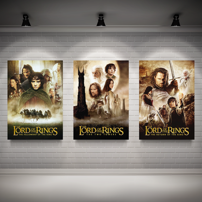 The Lord of the Rings Trilogy Poster Set