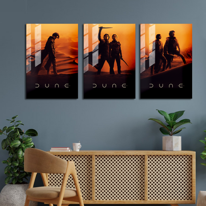 Dune Movie Metal Poster Set