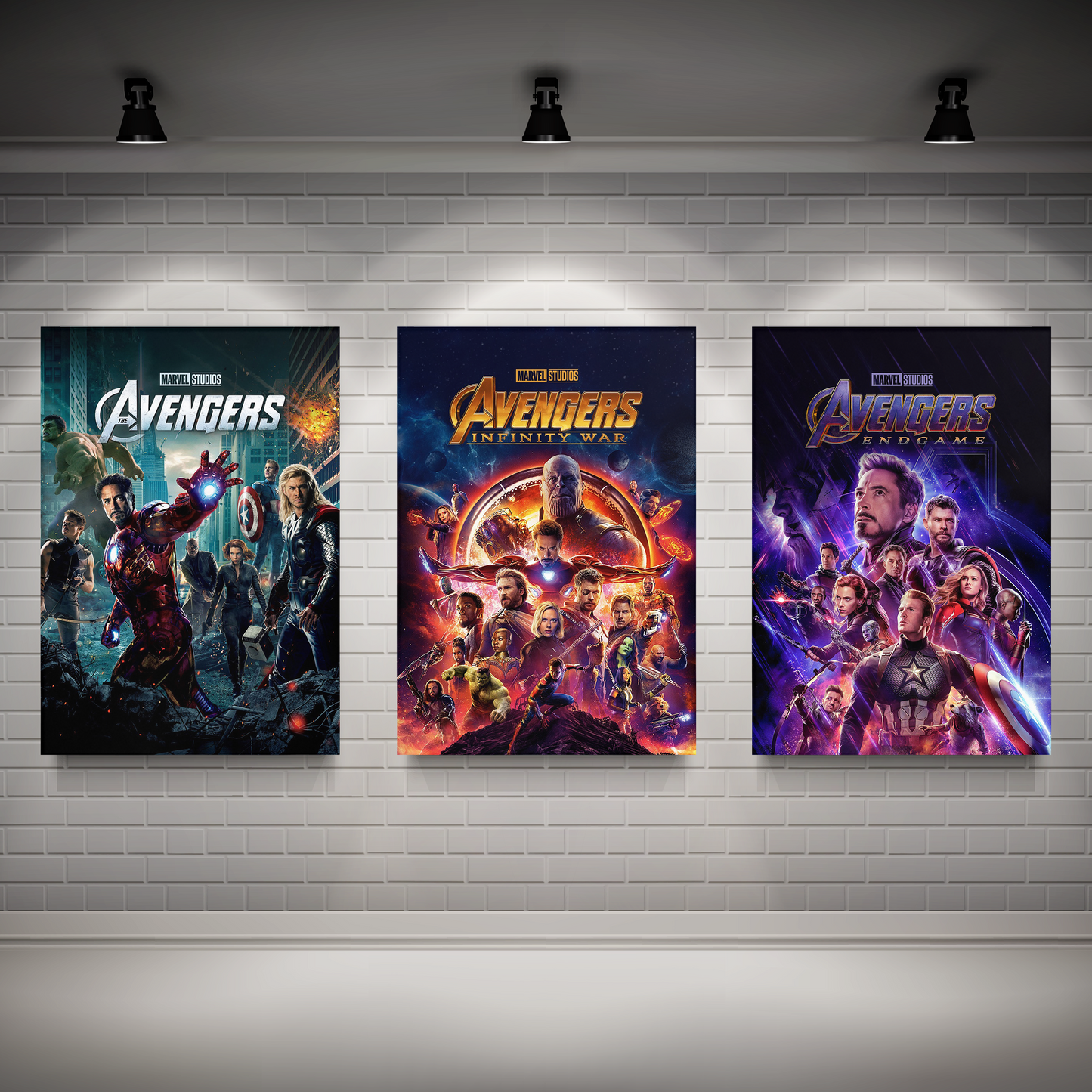 Marvel Avengers MCU Poster Set