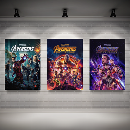 Marvel Avengers MCU Poster Set