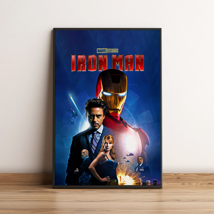 Iron Man MCU Trilogy Poster Set