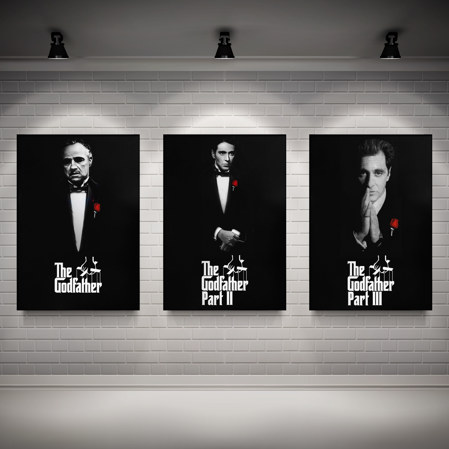 The Godfather Classic Trilogy Poster Set