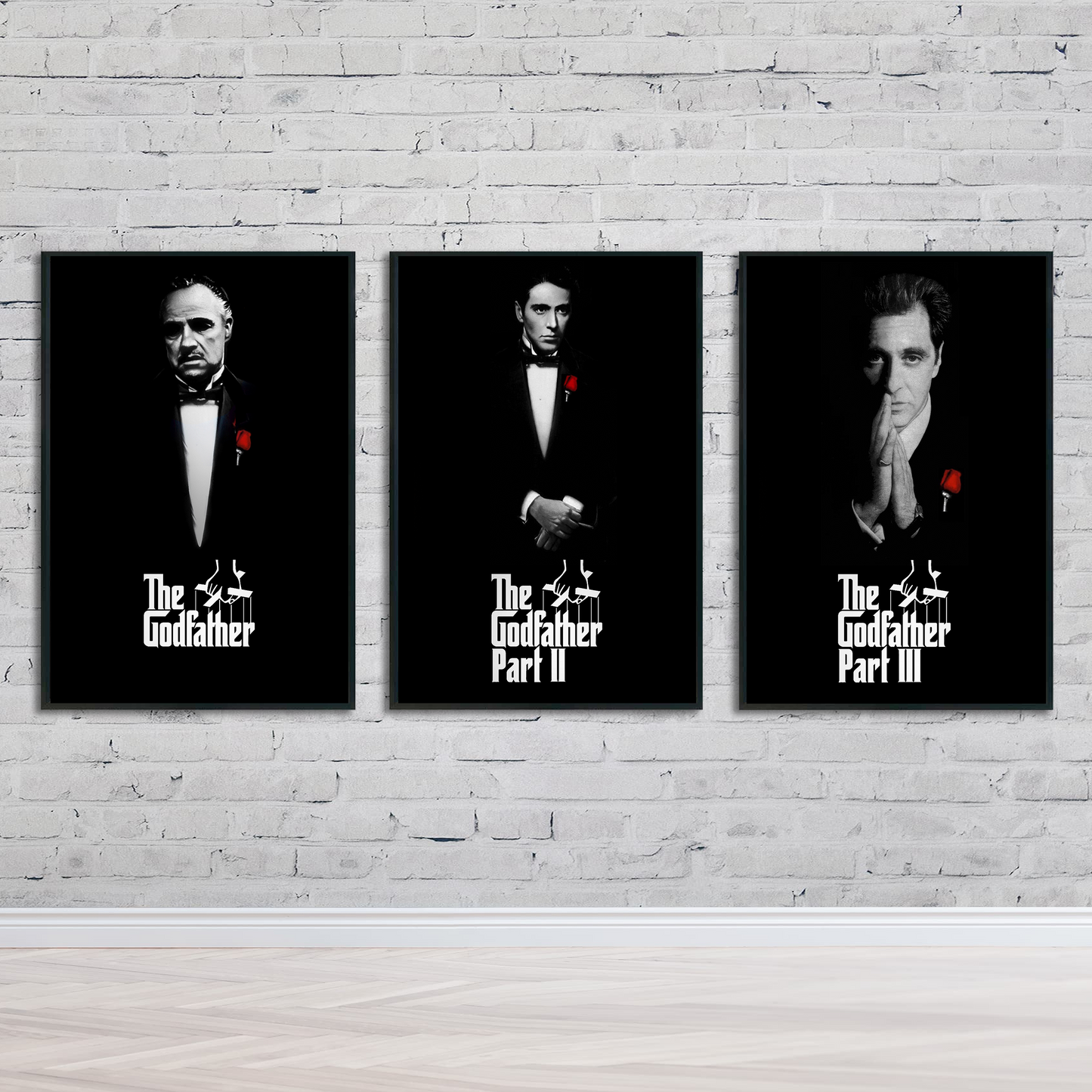 The Godfather Classic Trilogy Poster Set