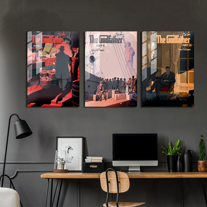 The Godfather Minimalist Trilogy Poster Set